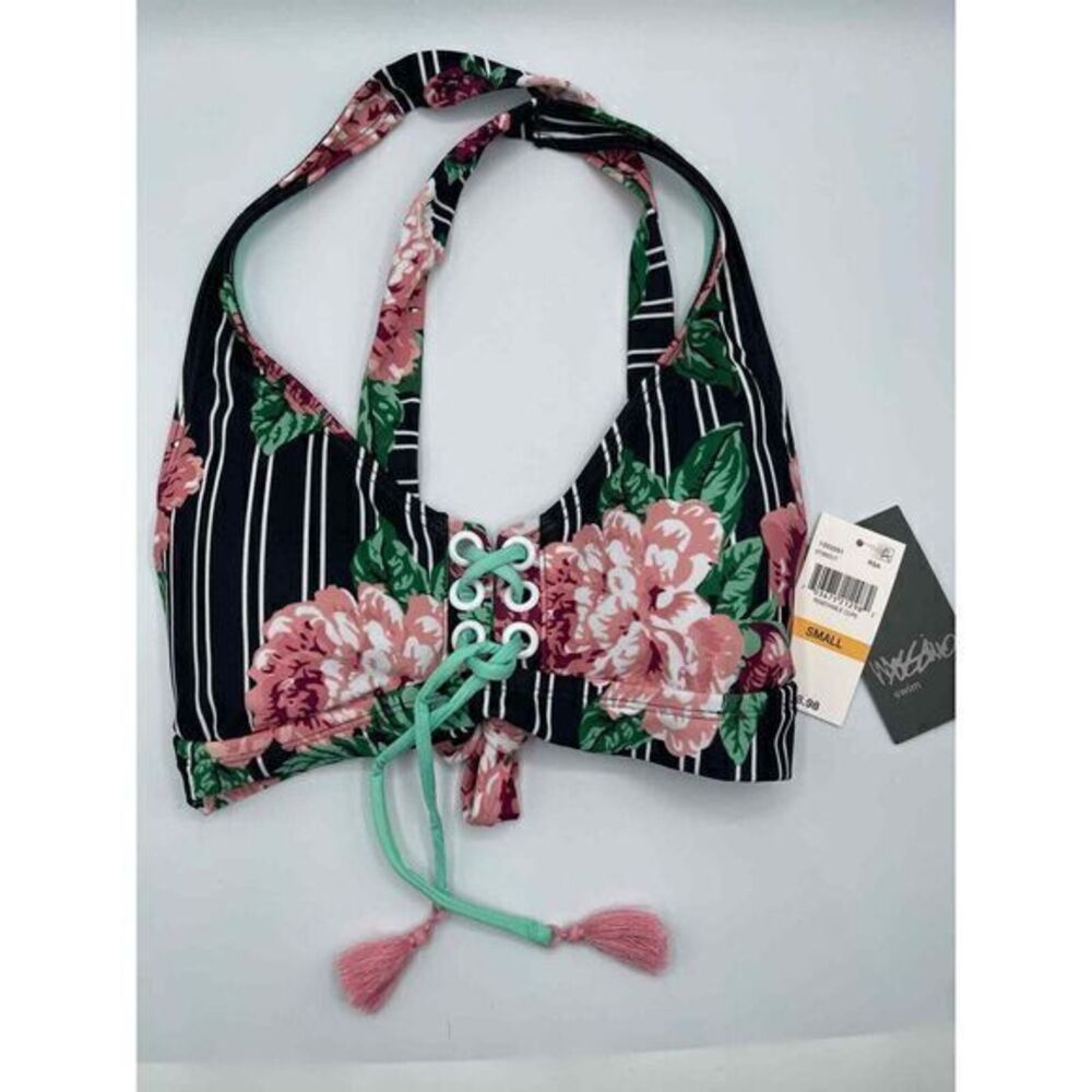 Mossimo Floral Bikini Top Size Small